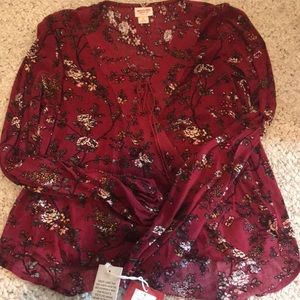 NWT long sleeve blouse